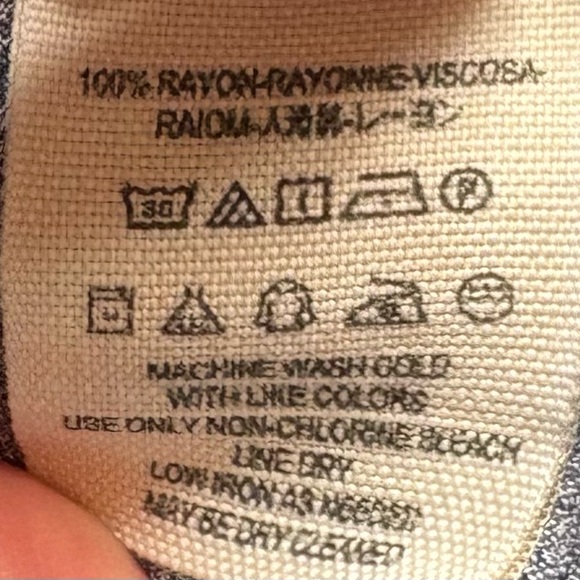 Free People Backyard Print Ocean Combo Dress Size Medium. - Picture 7 of 8